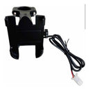 Suporte Celular P Moto De Ferro C/ Tomada Usb Waze/gps/apps