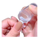 Carimbo de Unha Transparente com Ponta de Silicone