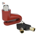 Cadeado Trava Disco Freio Vermelho | Alfashop