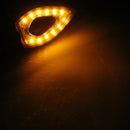 4 Piscas Seta De Moto Led Flecha Cristal Esportiva Universal