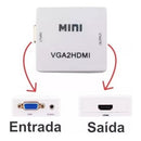 Conversor VGA HDMI Com Áudio P2 | Alfashop