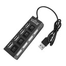 Hub Usb Para Pc Ou Celular Via Cabo Otg
