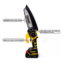 Moto Serra A Bateria Cabo Extenso Mini Serra Elétrica 1000w