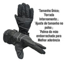 Luva Motoqueiro Forro Térmico Inverno | Alfashop