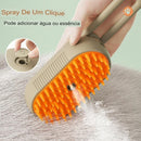 3 Em 1 Escova A Vapor Para Gato Pente de Massagem para Remoção de Pêlos a Vapor para Animais de Estimação