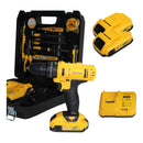 Parafusadeira E Furadeira 25v + Kit Ferraments Brocas E Bits