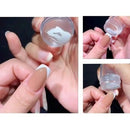 Carimbo de Unha Transparente com Ponta de Silicone