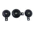 Kit 3 Buzina Universal para Moto Modelo Paquerinha 12V Preto