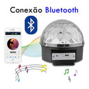 Bola Maluca Globo Led Bluetooth Controle Remoto Usb Mp3