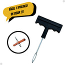 Reparo Pneu Carro Bike Kit Remendo Macarrão Profissional