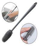 Escova Silicone Multiuso Clink Lavar Garrafas Copos Mamadeiras
