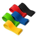 Kit 5 Faixa Elástica de Resistência Mini Band para Treino Yoga Pilates Treino Academia Musculação