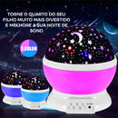 Luminária Projetor Estrela 360º Galaxy Abajur Star Master