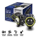 Farol Milha Moto Angel Eyes LED | Alfashop