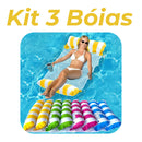 Bóias de Piscina Rede flutuante Inflável Colchão para água Reclinável