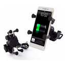Suporte Celular Moto Carregador USB II | Alfashop