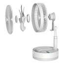 Ventilador Portátil Silencioso Dobrável Recarregável Usb