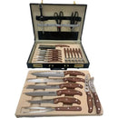 Kit Churrasco Faqueiro 25 Pcs Maleta | Alfashop