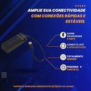 Hub Usb 3.0 4 Portas Expansor Rápido 5 Gbps Alta Velocidade