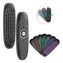 Mini Teclado Iluminado 7 Led Controle Sem Fio Smart Tv Box