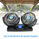 Mini Ventilador Carro Automotivo Portatil 12v