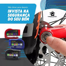Cadeado Trava De Freio A Disco P/ Moto C/ Alarme Antifurto A