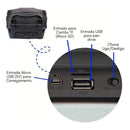 Caixinha Som Bluetooth LED Bateria | Alfashop
