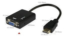 Cabo Conversor HDMI VGA com Áudio P2 | Alfashop