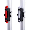 Lanterna Bike Sinalizador 5 Leds Traseiro 15 Lm Usb Dc 918 Alfa.shop