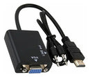 Cabo Conversor HDMI VGA com Áudio P2 | Alfashop