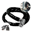 Cadeado Premium Corrente Antifurto Moto Bike Trava Portão Cor Preto