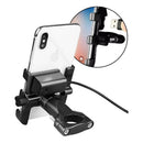 Suporte Celular Moto Bicicleta USB | Alfashop
