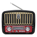 Caixa De Som Bluetooth Rádio Retro Kapbom