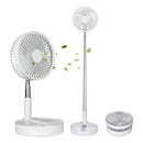 Ventilador Portátil Silencioso Dobrável Recarregável Usb