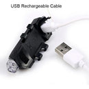 Lanterna Bike Sinalizador 5 Leds Traseiro 15 Lm Usb Dc 918 Alfa.shop