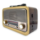 Rádio Portátil Retro Recarregável Am/fm Bluetooth Lanterna 1