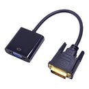 Conversor Adaptador Dvi-d 24+1 Macho P/ Vga 15 Pinos Fêmea