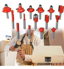 Kit Fresas Tupia 8mm Madeira Siga Tools 15 Peças com Estojo
