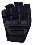 Luva Tática Meio Dedo Uai Comprei Airsoft Ciclismo Preto Antiderrapante