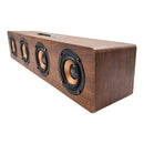 Caixa De Som Bluetooth Madeira Retro 4 Alto Falantes 20 W