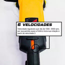Politriz Angular Automotiva 7pol 1300w Nakasaki Profissional 110v