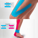 2x Fita Bandagem Elástica Adesiva Sports Tape Dor Muscular