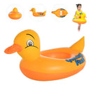 Boia Inflável Pato Para Bebê Linda Amarelo