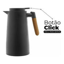 Garrafa Térmica Vacuum Cabo Madeira | Alfashop
