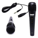 Microfone Para Karaoke Na Tv Dinâmico Cardióide Com Fio Cor Preto