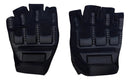 Luva Tática Meio Dedo Uai Comprei Airsoft Ciclismo Preto Antiderrapante