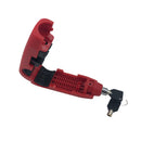 Trava moto caps lock antifurto para manopla punho universal