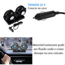 Mini Ventilador Carro Automotivo Portatil 12v