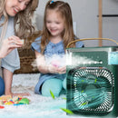 Ventilador Portátil Névoa Gelo Umidificador Climatizador