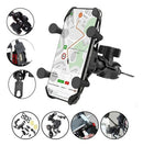 Suporte De Celular Moto Motocicleta Universal Com Carregador
